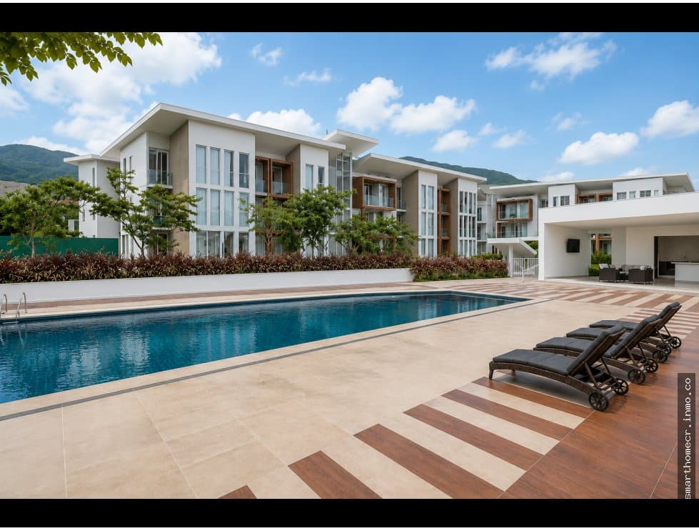 Venta de apartamento en primer piso, condominio vistas a la colina