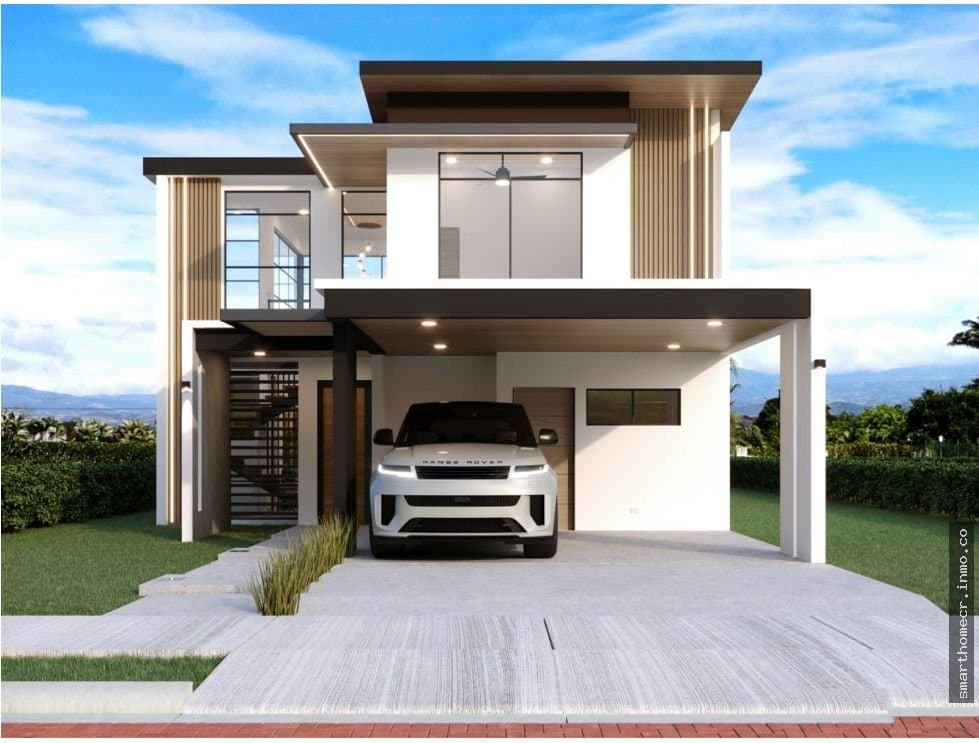 Se vende casa nueva la guácima, hacienda los reyes en condominio